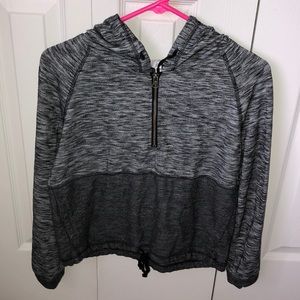 grey crop jacket